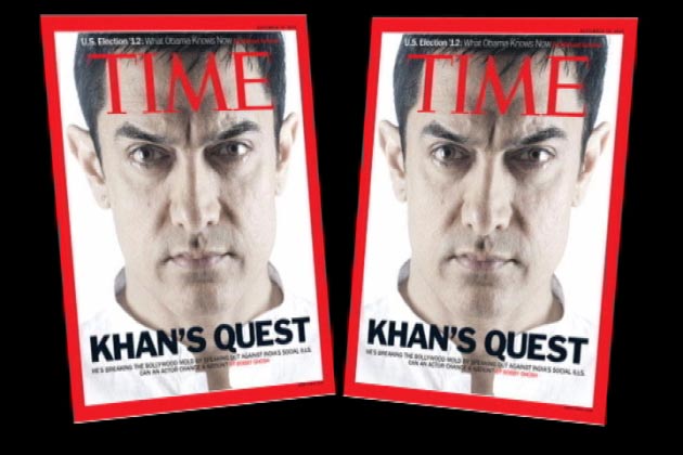 Aamir Khan makes the cover of Time magazine